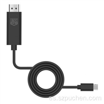 Cable de pantalla de tipo C a HD-MI HD 4K